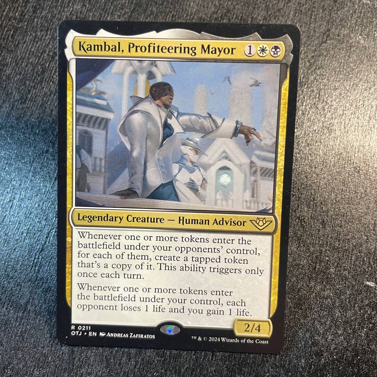 Kambal, Profiteering Mayor