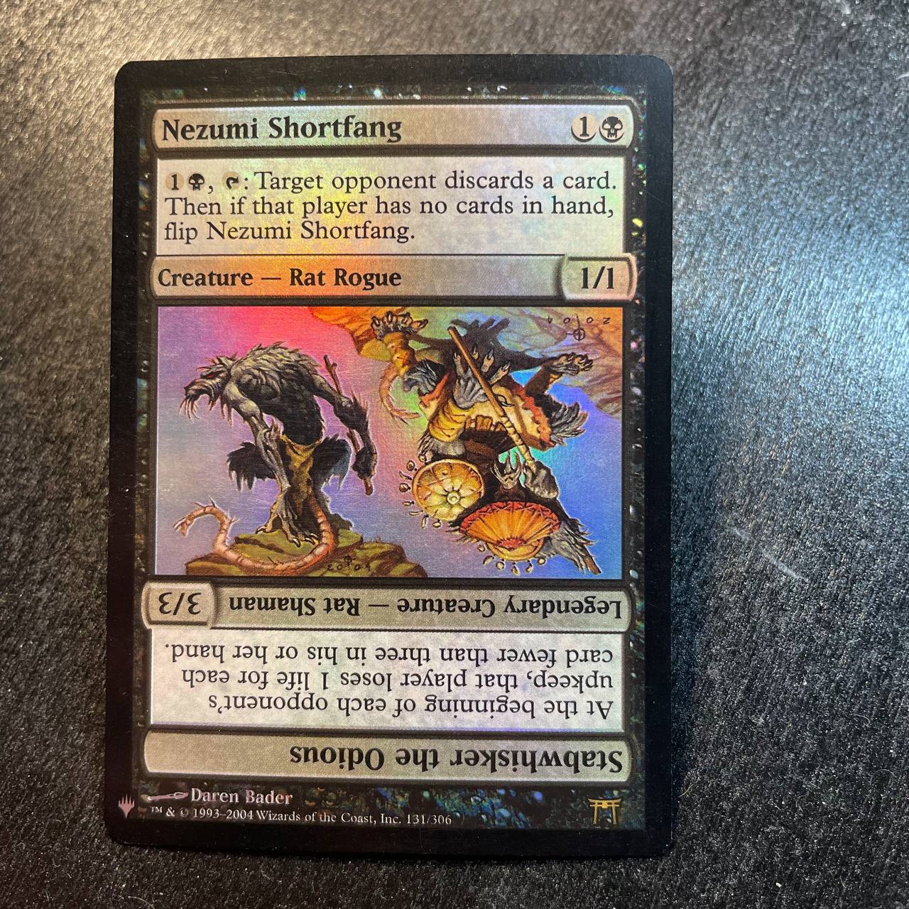 Nezumi Shortfang // Stabwhisker the Odious FOIL