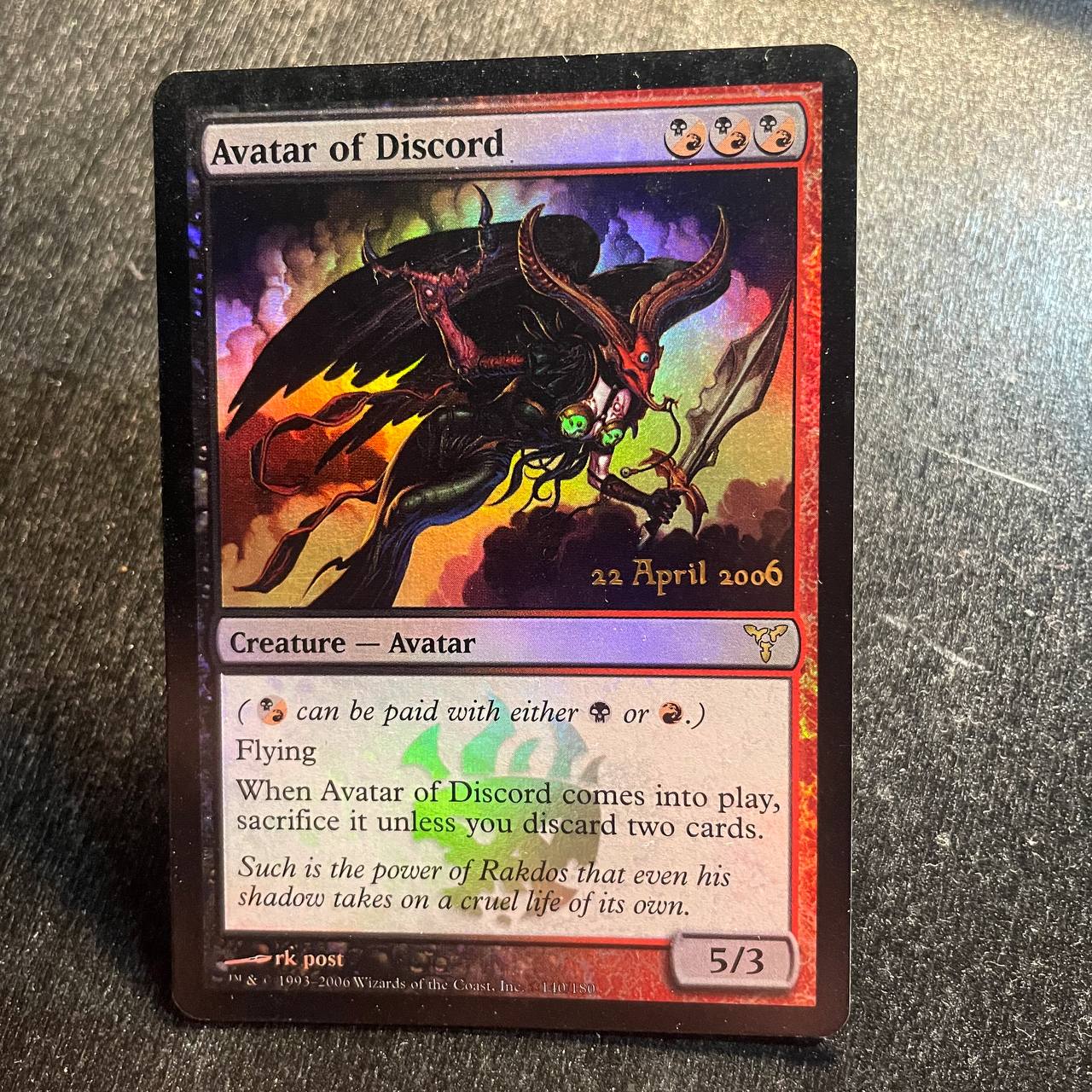 Avatar of Discord FOIL prerelease