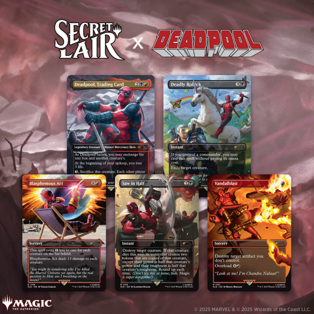 Marvel x Secret Lair X (Deadpool)