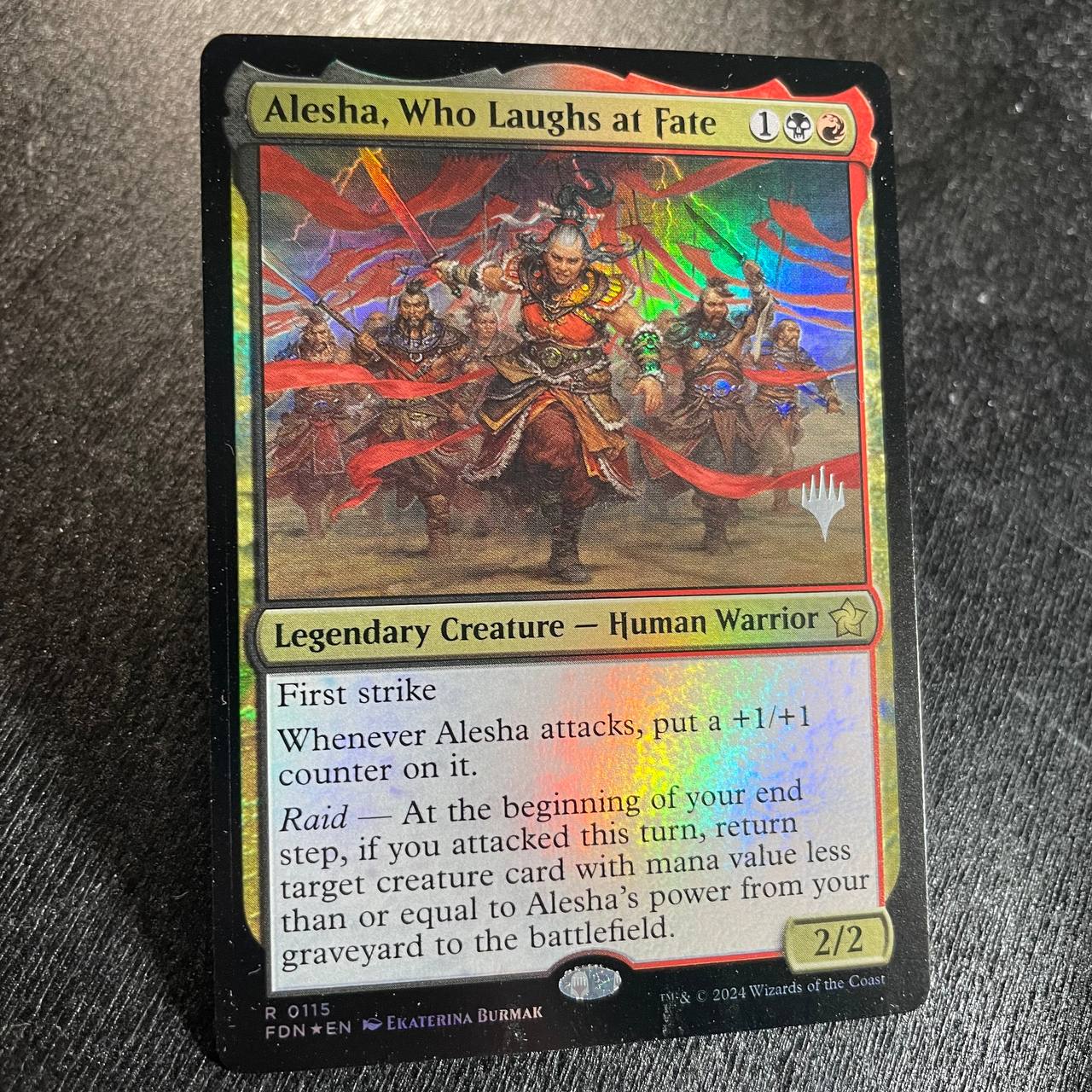 Alesha, Who Laughs at Fate FOIL (pr-p)